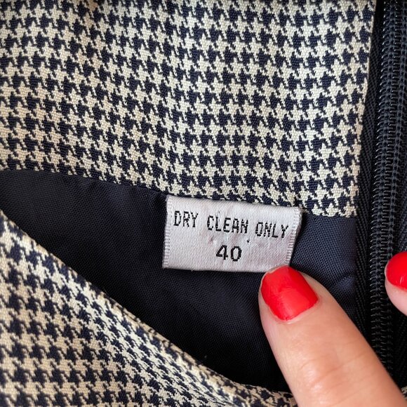 VINTAGE Houndstooth Structured Tank - Picture 6 of 6